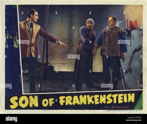 Son of Frankenstein - Movie Poster Stock Photo - Alamy