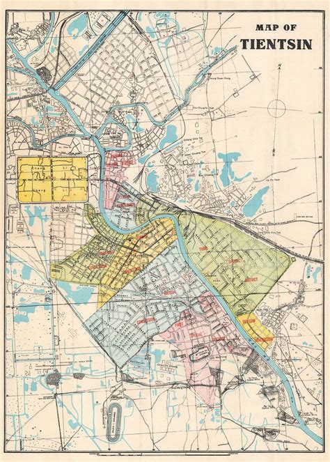 Map of Tientsin.: Geographicus Rare Antique Maps