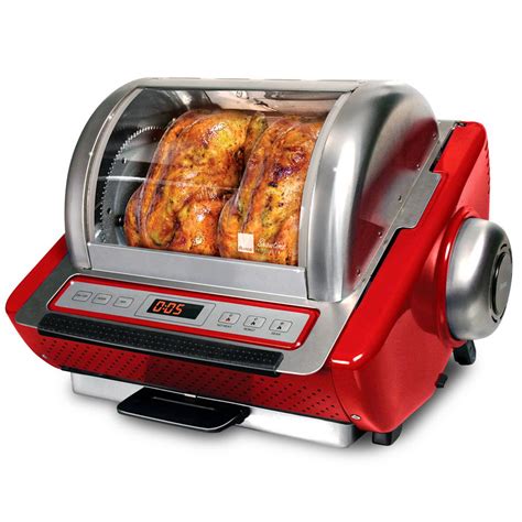 Ronco EZ-Store 7.5 Qt. Red Rotisserie Oven-ST5250RDGEN - The Home Depot