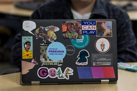 UW students’ laptop stickers show off their personalities