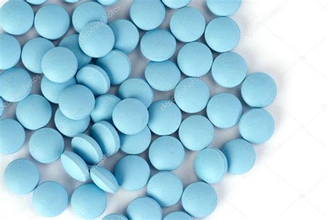 Blue pills — Stock Photo © spaxiax #1532726