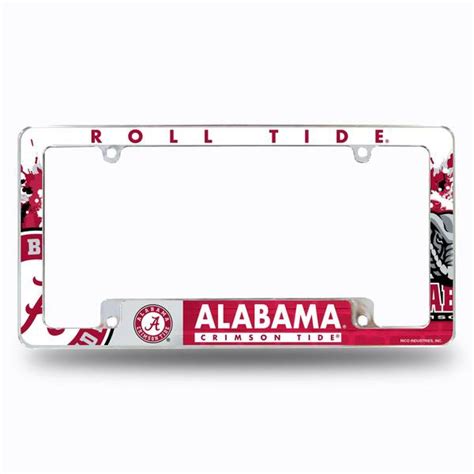 All Star Sports Alabama Crimson Tide License Plate Frame - AFC150101B ...