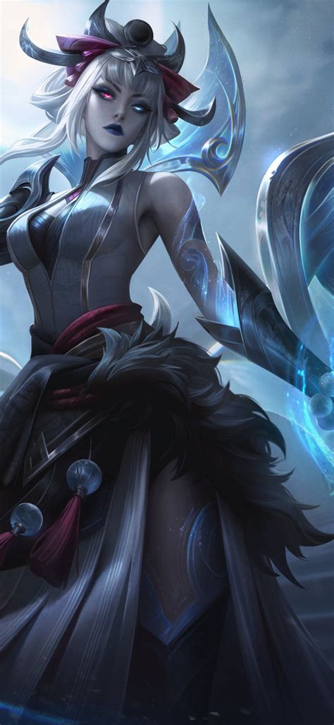 Snow Moon Morgana Wallpaper 4K, League of Legends