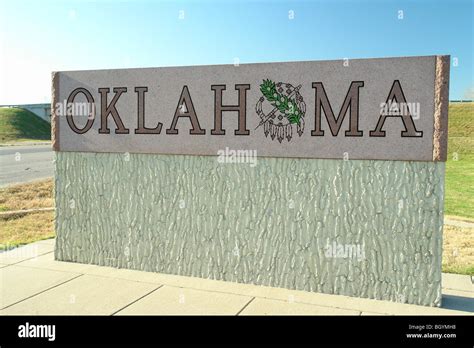 Welcome to oklahoma sign usa hi-res stock photography and images - Alamy