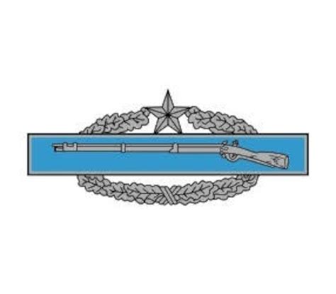 US Army Combat Infantryman Badge 2nd Award Vector Files, Dxf Eps Svg Ai Crv - Etsy