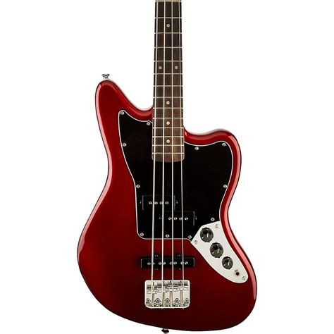 Squier Vintage Modified Jaguar Bass Special SS (Short Scale) Candy Apple Red - Walmart.com ...