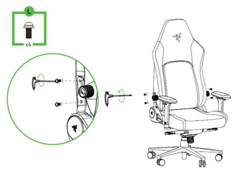 How to disassemble the Razer Iskur V2 gaming chair