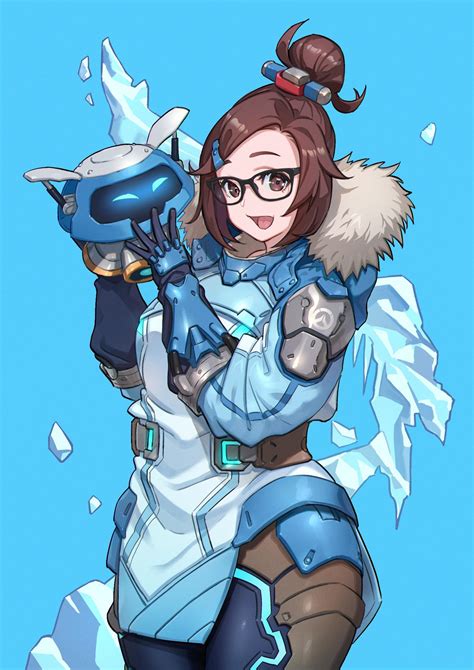 Found this fan art of overwatch 2 mei on zerochan website and it’s cute 🥰 : r/Overwatch