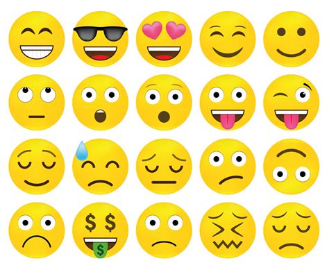 Emoji Cliparts, Emoji Smileys, Smiley Vector, Emojis, Smiley Faces ...