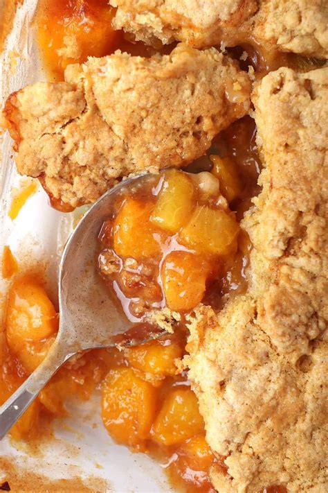 Best Ever Vegan Peach Cobbler | My Darling Vegan