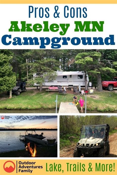 Akeley MN Campground Pros & Cons! See why lakeside sites, boating and off-road trails make this ...