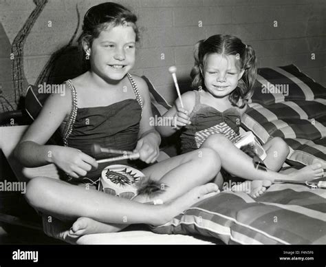 Rebecca and Yasmin, daughter of Rita Hayworth, actress, USA Stock Photo - Alamy