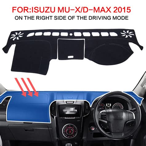 for Isuzu MU X D MAX 2012 2018 Dashboard Protective Mat Refit Anti Slip Mats MUX MU X DMAX D MAX ...