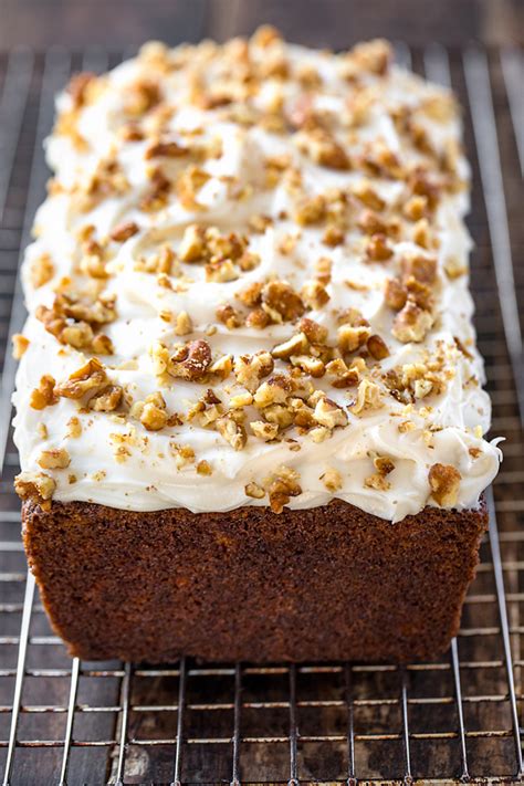 Carrot Cake Loaf | The Cozy Apron