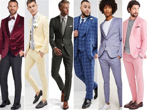 Colorful Suits and Tuxes for Grooms: 24 Looks to Shop Now