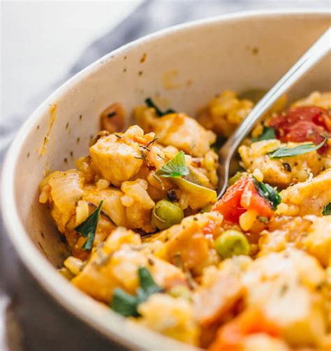 One pot chicken and rice dinner - savory tooth