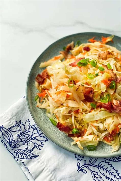 Hot Slaw with Bacon: the Perfect Side - 31 Daily