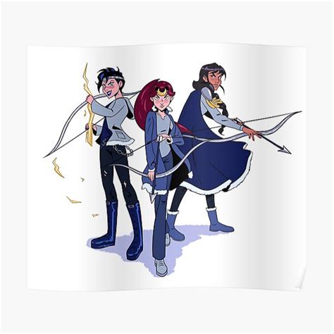 "Hunters of Artemis" Poster for Sale by hyacyntart | Redbubble