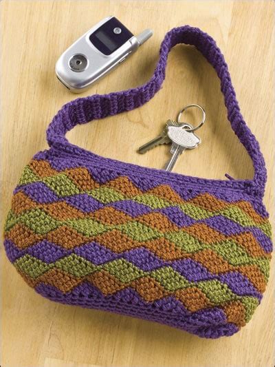 Free Entrelac Crochet Patterns with Step-by-Step Video Tutorials