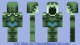 Terraria Mythril Armor [Hood] Minecraft Skin