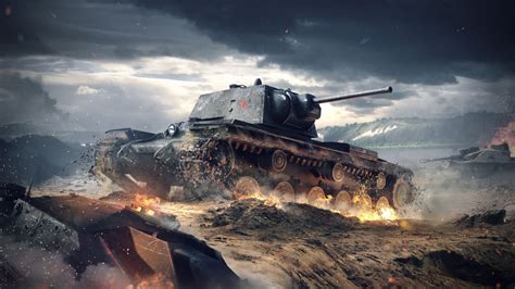 Download Wallpaper 1920x1080 World of tanks blitz, Wargaming net