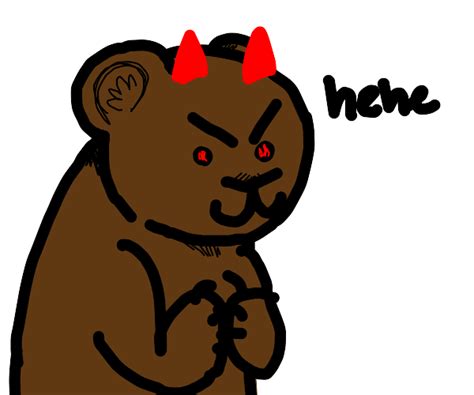 evil bear - Drawception