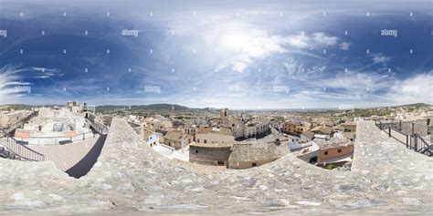 360° view of calafell from the castle. spain - Alamy