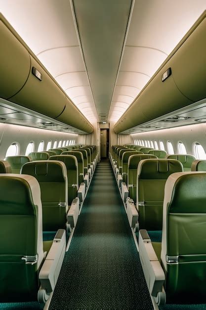 Free Photo | Clean airplane interior