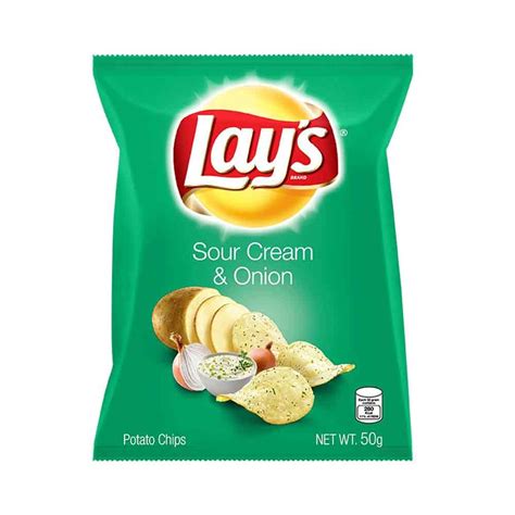 Lay'S Sour Cream And Onion 50G | All Day Supermarket