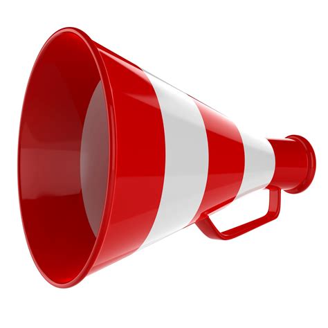 Red cheering megaphone clipart clipart image 1 - Clipartix