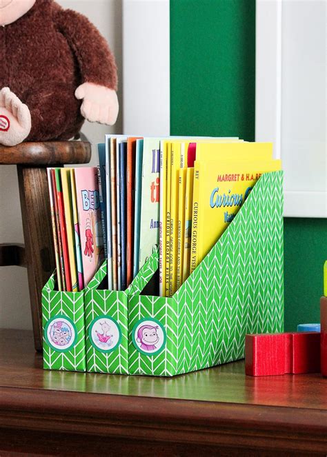 DIY Book Organizers From Cereal Boxes - The Homes I Have Made