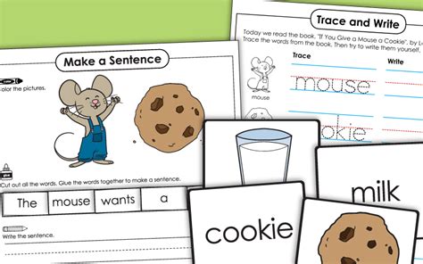 If You Give a Mouse a Cookie - Printable Worksheets