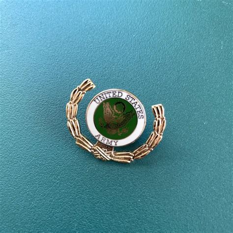 VINTAGE U.S. ARMY Officer Science Eagle Badge Insigia Gold Lapel Hat Pin/Badge $14.00 - PicClick