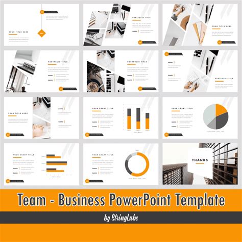 Team - Business PowerPoint Template – MasterBundles