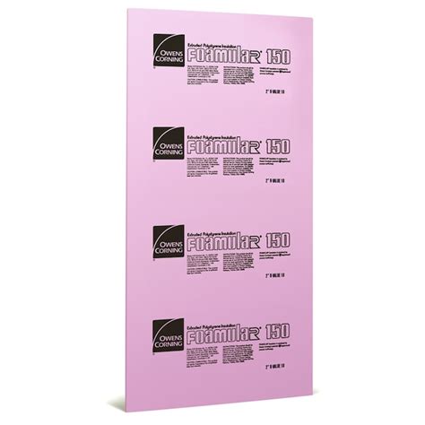 Owens Corning 2-in x 4-ft x 8-ft Extruded Polystyrene Foam Board Insulation in the Foam Board ...