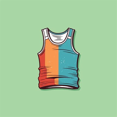 tanktop vector clip art illustration 28230117 Vector Art at Vecteezy