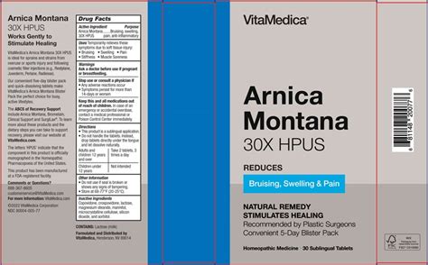 Product Images Arnica Montana 30x Hpus Photos - Packaging, Labels & Appearance