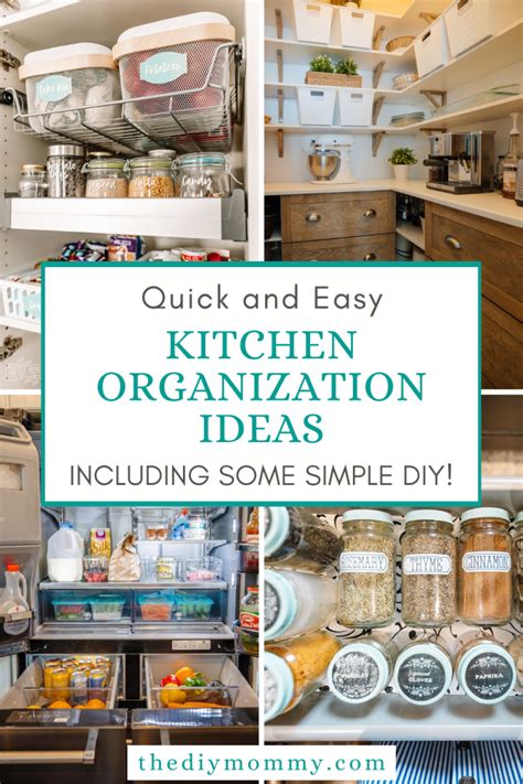 Quick And Easy Kitchen Organization Ideas, Including Some Simple DIY ...