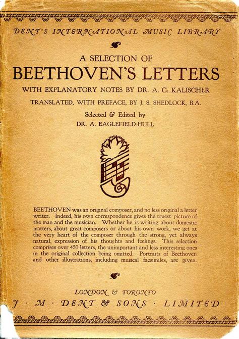 Beethoven's Letters, with Explanatory Notes