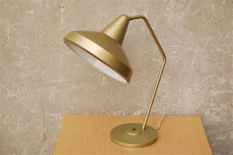 gold desk lamp, mid century modern | Gold desk, Lamp