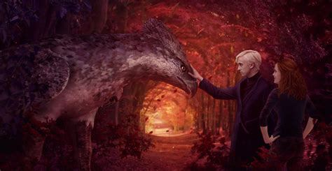 Draco finally makes amends with Buckbeak - gorgeous digital artwork by just-orson.tumblr.com : r ...