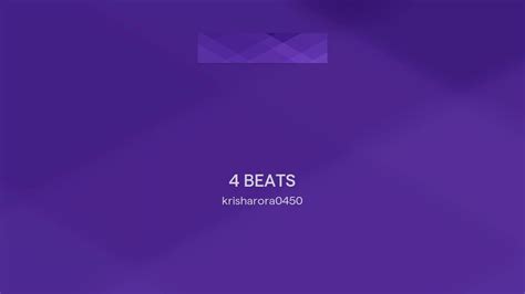 4 BEATS - YouTube