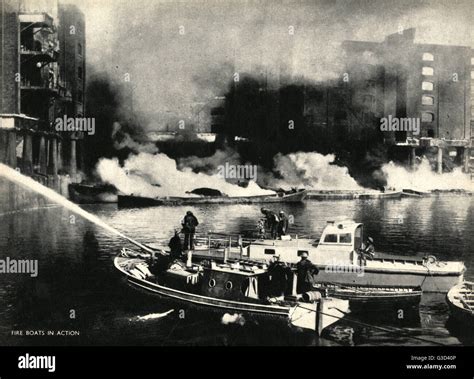 WW2 - 'Fire Over London' - The Story of The London Fire Service 1940-41. Fire Boats in Action on ...