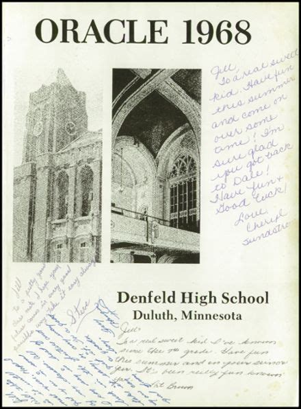 Explore 1968 Denfeld High School Yearbook, Duluth MN - Classmates