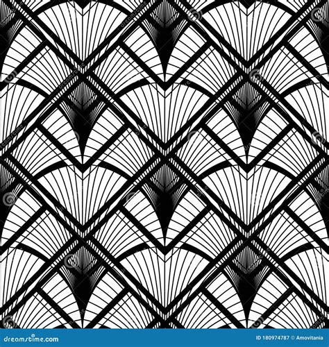 Art Deco Patterns Black And White