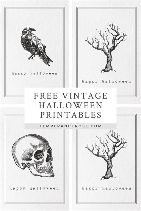 Printable Vintage Halloween Decorations - Printable Word Searches