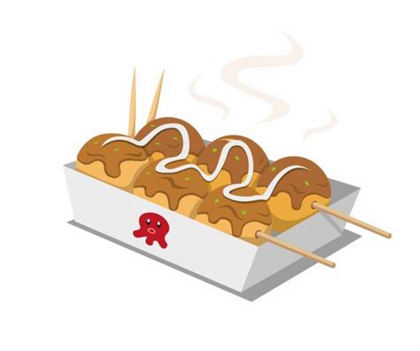 1,500+ Takoyaki Stock Illustrations, Royalty-Free Vector Graphics ...