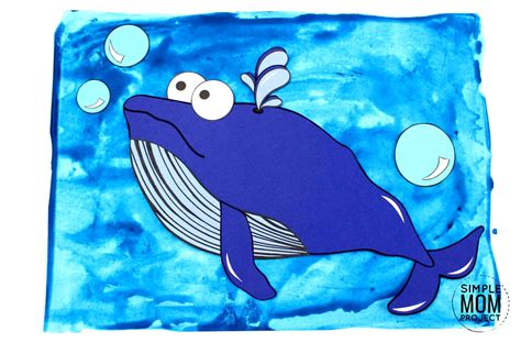 Easy DiY Blue Whale Craft for Kids with Free Whale Template - Simple ...