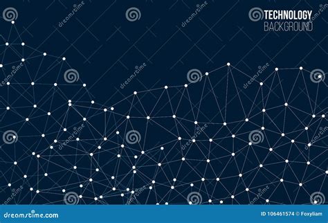 Abstract Science and Technology Background Stock Vector - Illustration ...