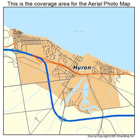 Aerial Photography Map of Huron, OH Ohio